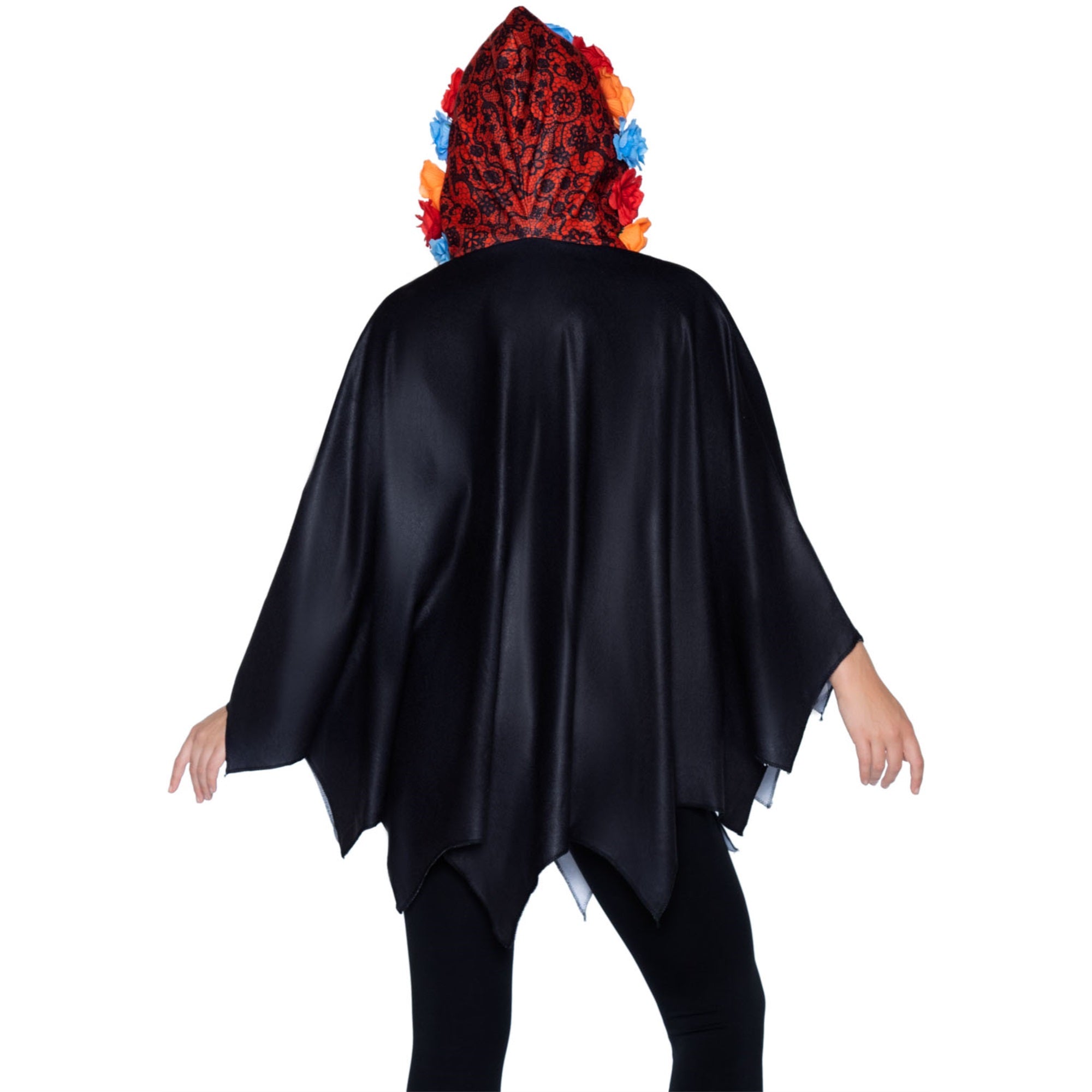 Day of the Dead Poncho, featur - O/S / MULTICOLOR