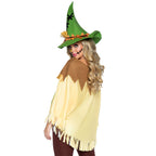 2 PC Scarecrow Poncho, include - O/S / MULTICOLOR