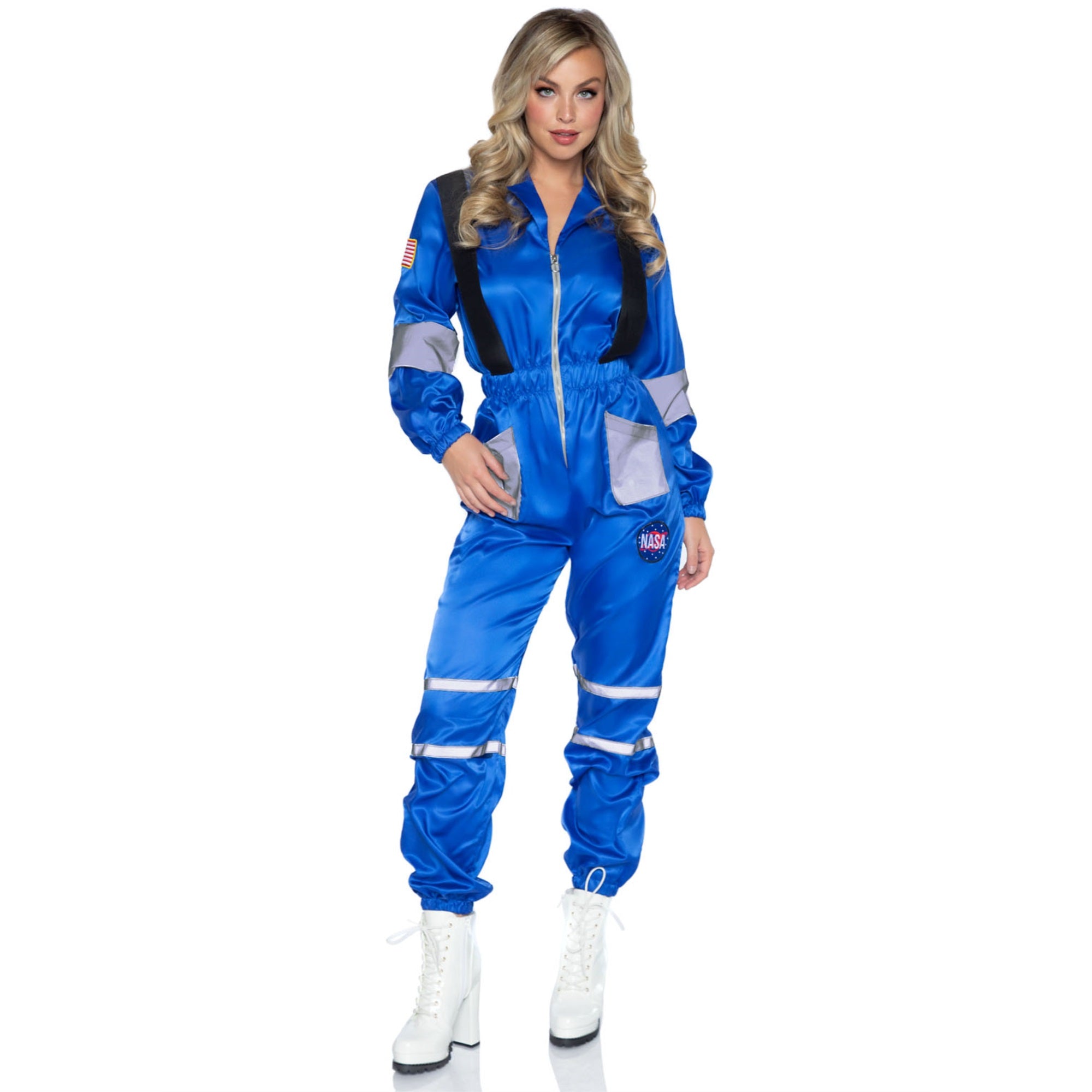 Space Explorer, features zip u - X-LARGE / BLUE