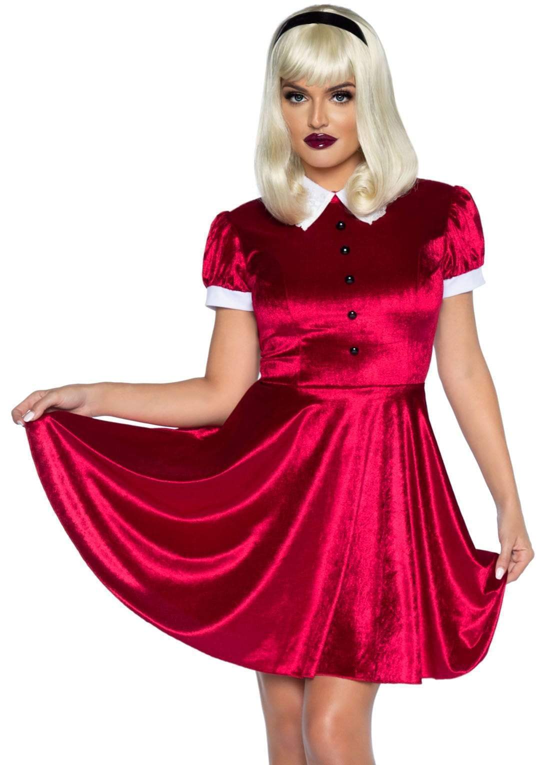 2 PC Spellbinding Witch, featu - LARGE / BURGUNDY