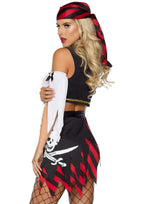 4 PC Wicked Pirate Wench, incl - XS / MULTICOLOR