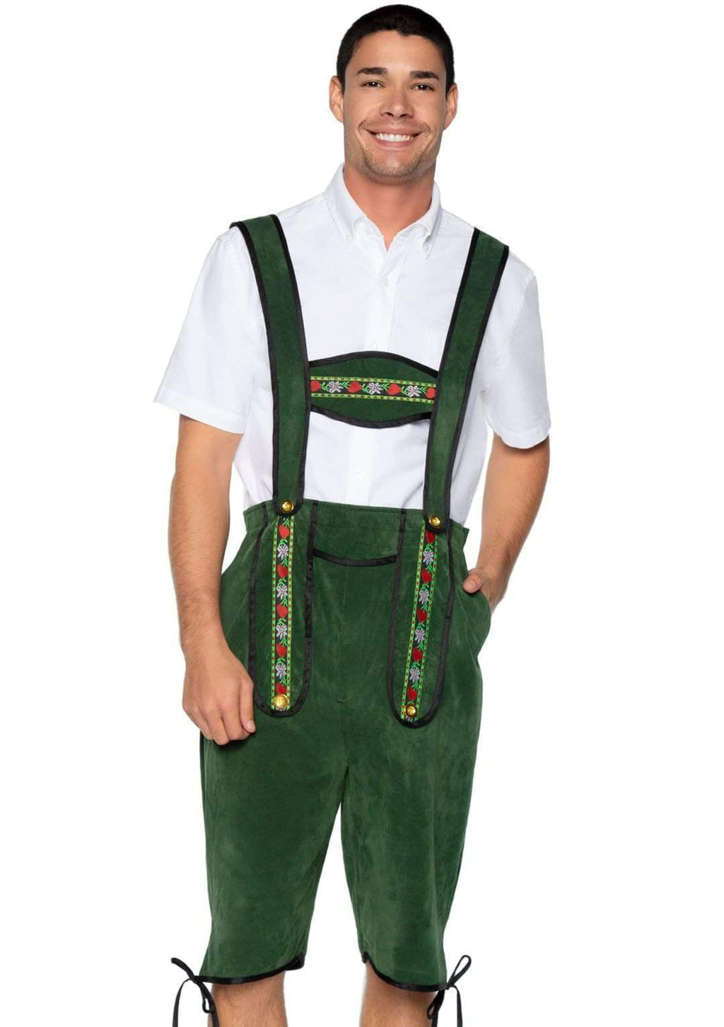 Beerfest Lederhosen, features - X-LARGE / GREEN