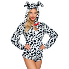 Darling Dalmatian, features ul - SMALL / BLK/WHITE
