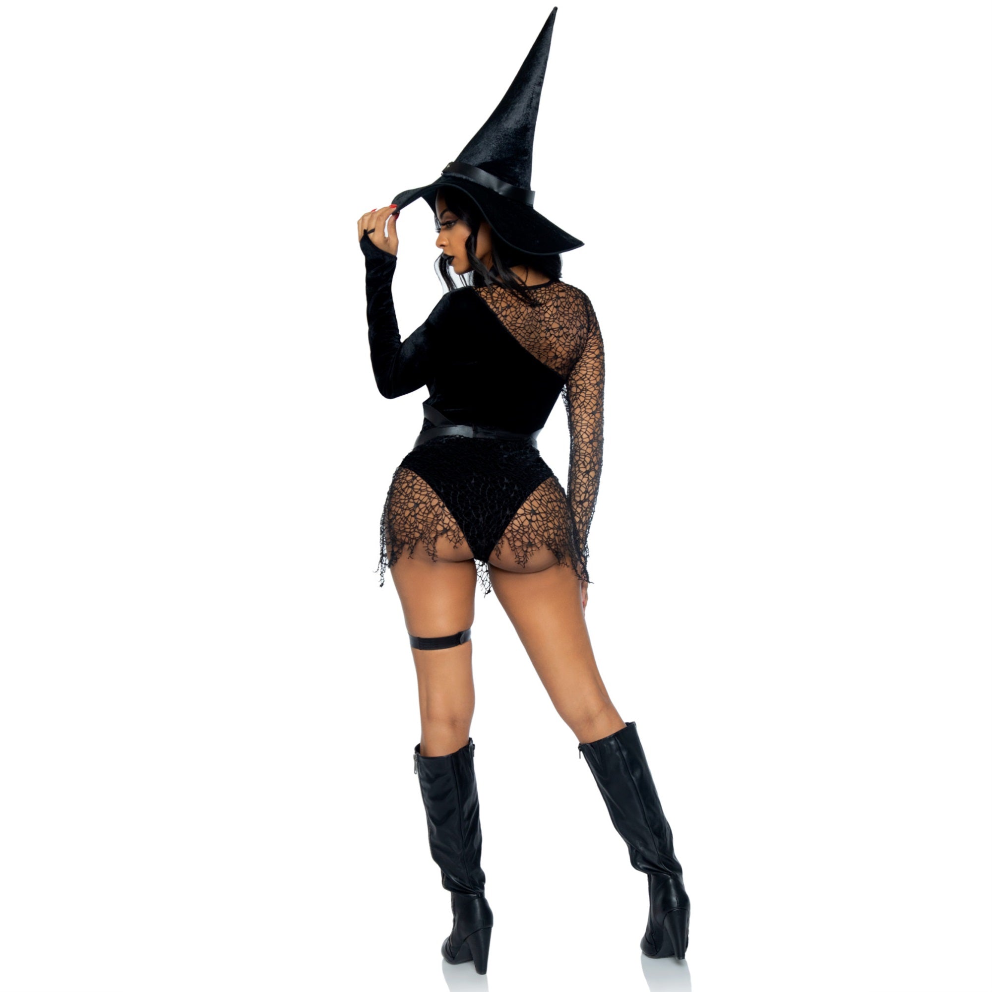 3 PC Crafty Witch, includes sn - SMALL / BLACK
