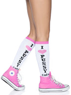Pussycat knee highs.