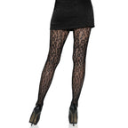 Leopard net tights.