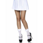 Lace ruffle butterfly net ankl