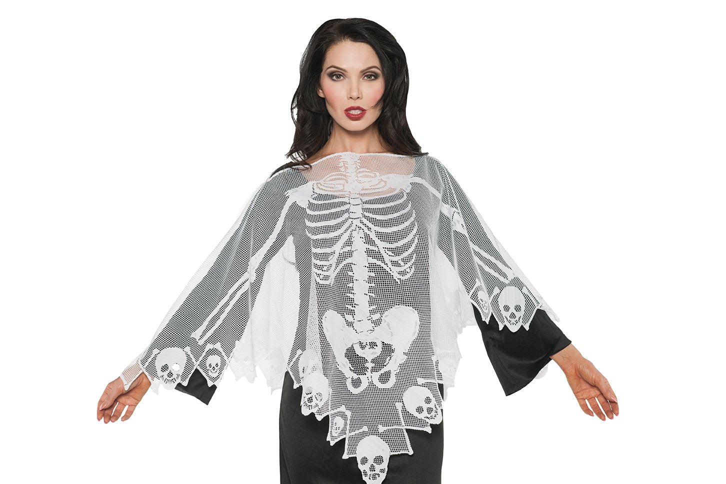 Women's Skeleton Lace Poncho