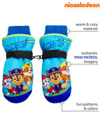 Nickelodeon Boys' Paw Patrol Ski Gloves - Marshall, Chase, Rubble Ski Gloves or Mittens (2T-7), Size Age 2-4, Paw Patrol Mitten
