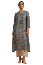Soch Women Silk Blend Ethnic Motifs Kurta with Tassels
