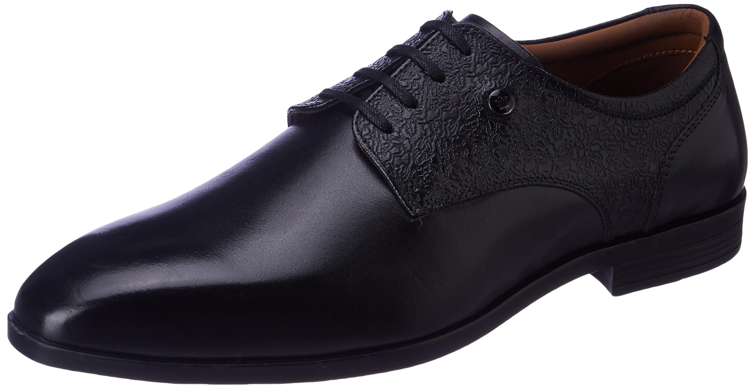 Louis Philippe Mens Lpscsmuls00360 Black Formal Derby Shoes Euro- 41