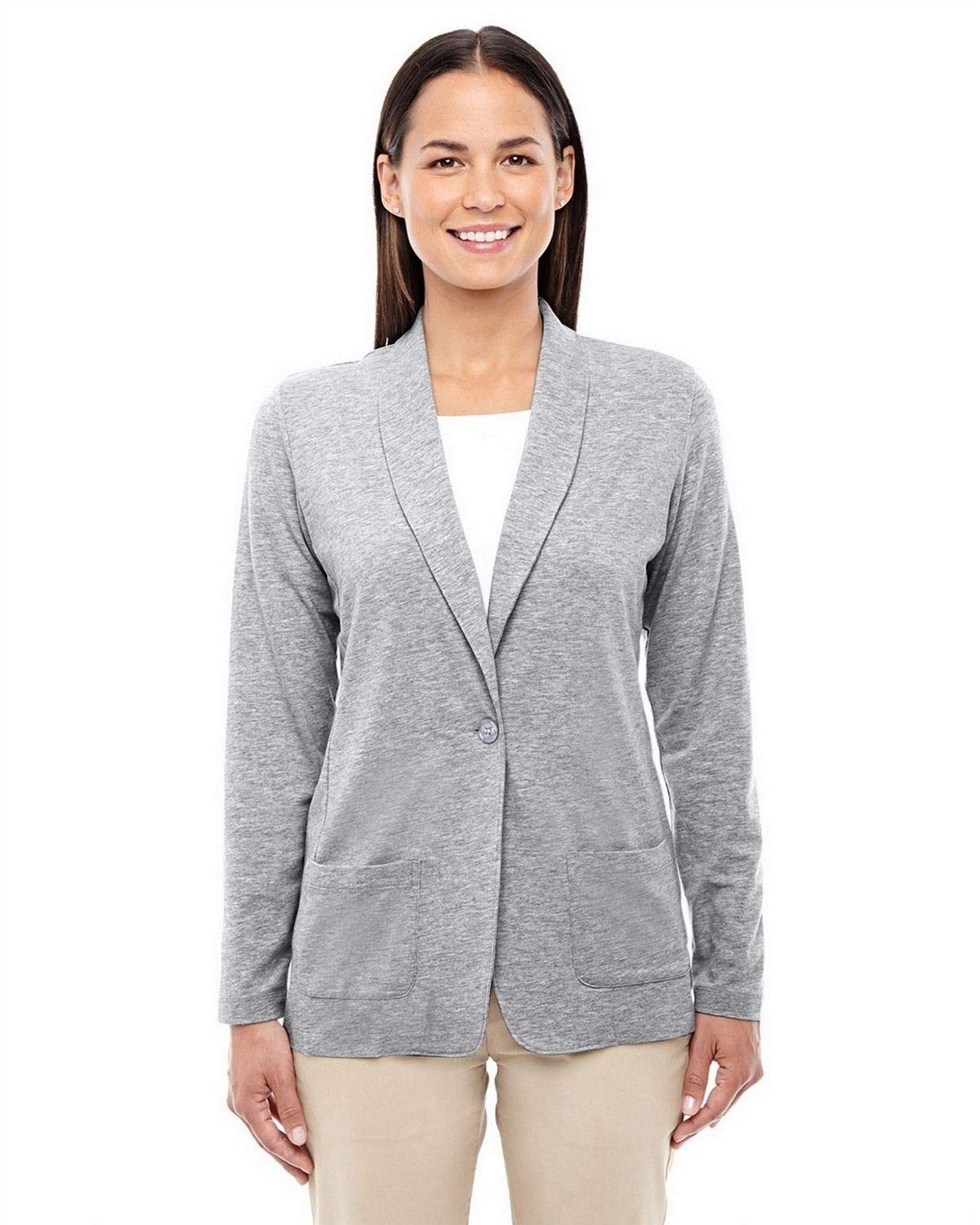 Ladies Perfect FitShawl collar cardigan - WHITE - XS(D0102H76Z2P)