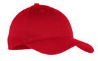 Port & Company Youth Six-Panel Twill Cap 20F Red