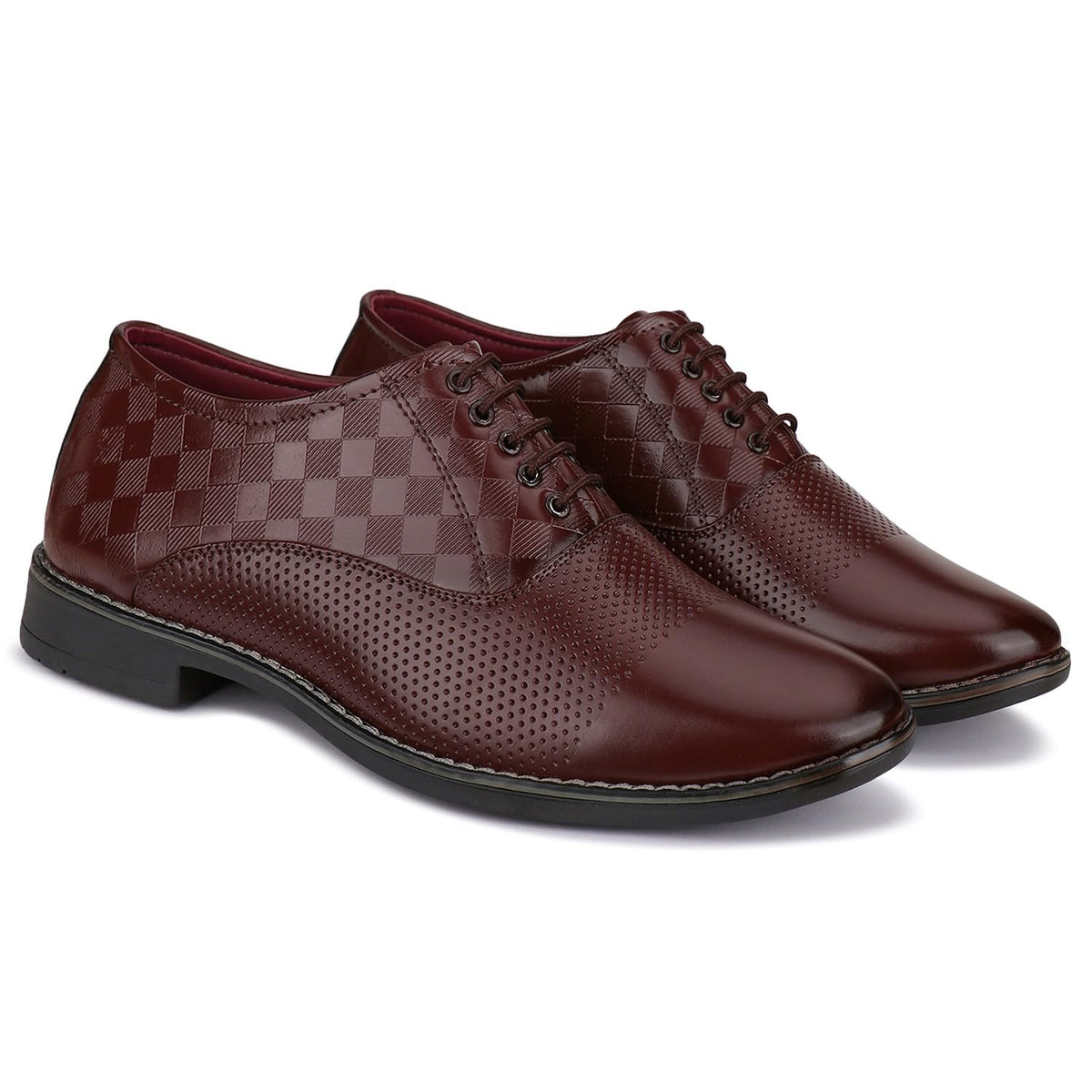 BERSACHE Comfortable Formal Outdoor Stylish Officewear Shoes for Men(Brown) R9097 8