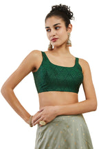 Soch Women Art Silk Sleeveless Regular Fit Blouse