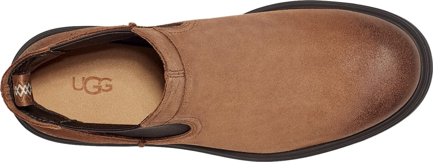 UGG Men's Biltmore Chelsea Boot, Chestnut Suede, 11