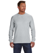 Mens Vintage Zen Thermal Long-Sleeve T-Shirt - cEMENT - S(D0102H7WH7P)