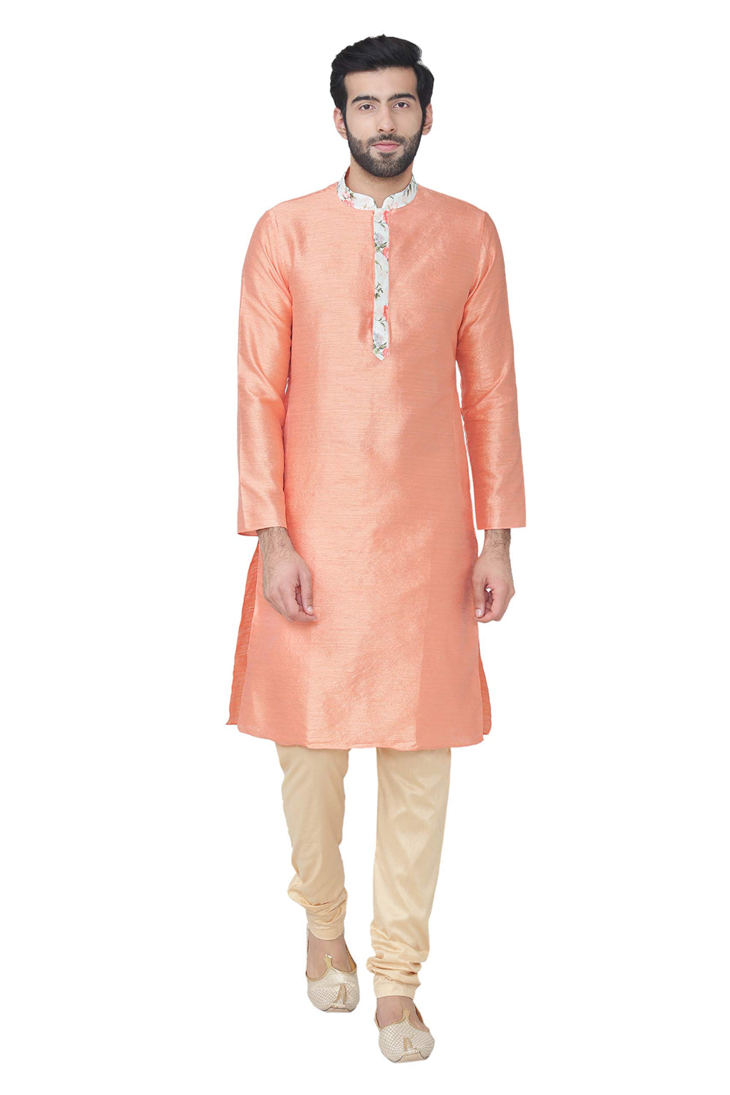 Manyavar Mens art silk Other Kurta Pyjama with Waist Coat