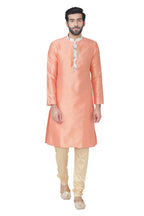Manyavar Mens art silk Other Kurta Pyjama with Waist Coat