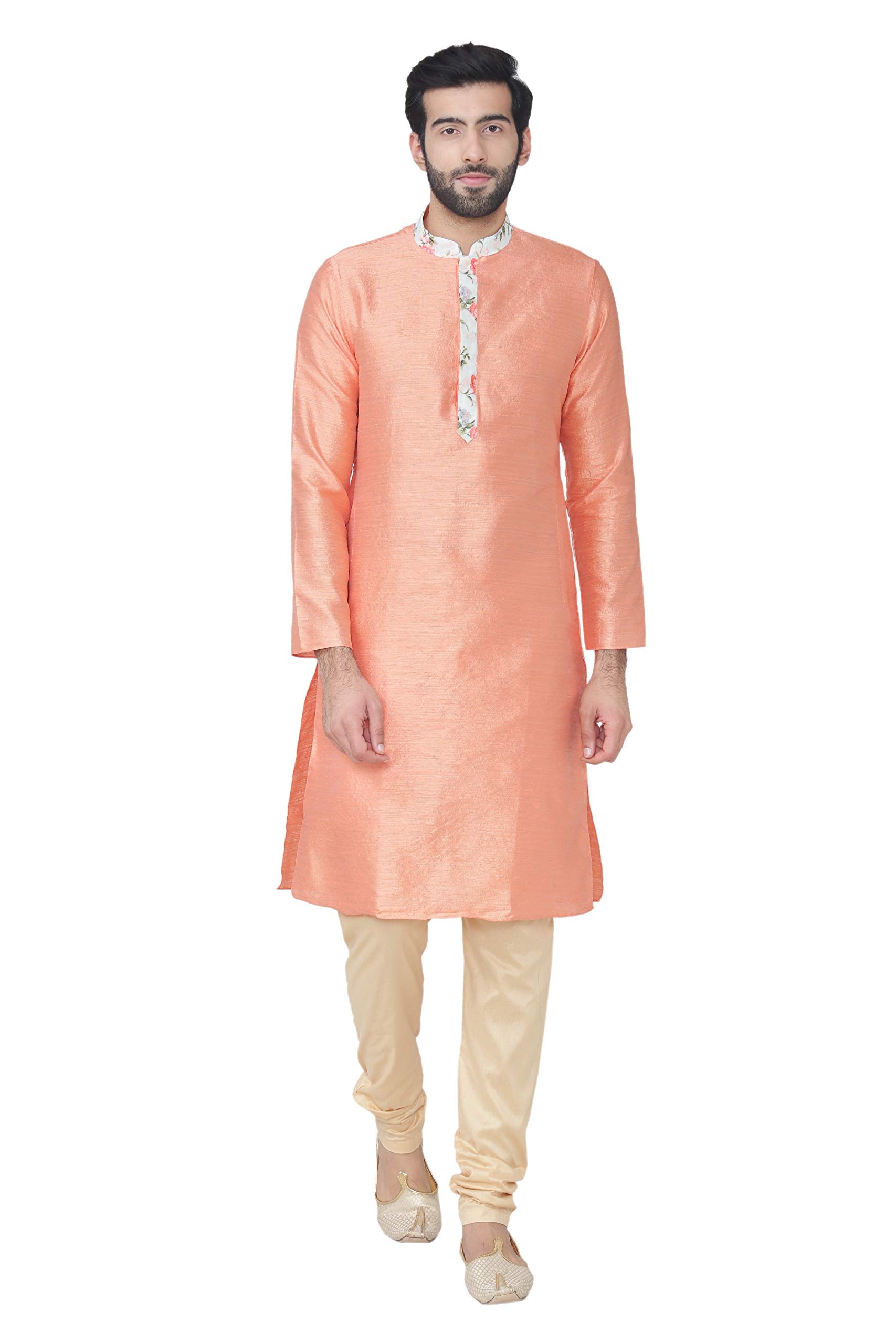 Manyavar Mens art silk Other Kurta Pyjama with Waist Coat