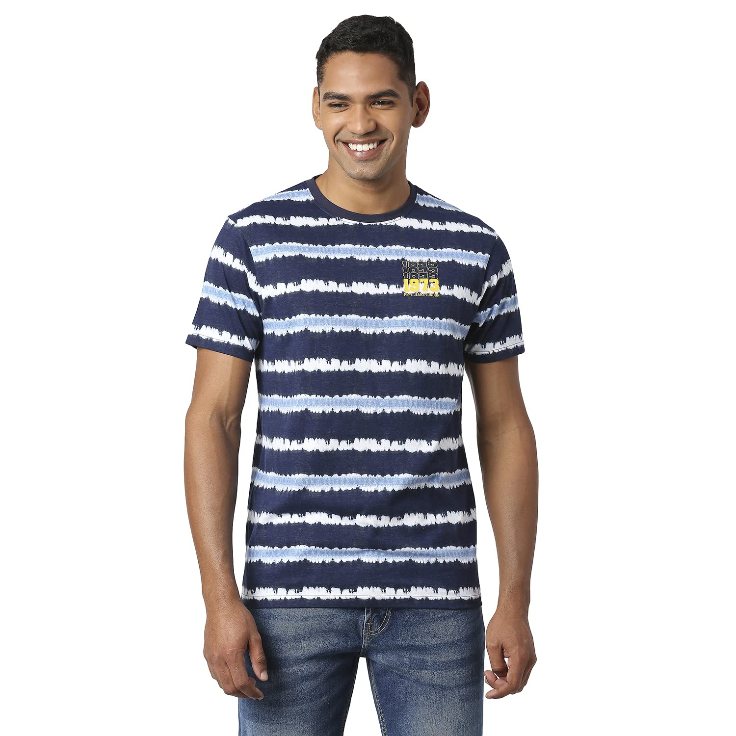 Pepe Jeans MenS Slim Fit T-Shirt (Pm509020595M_Navy
