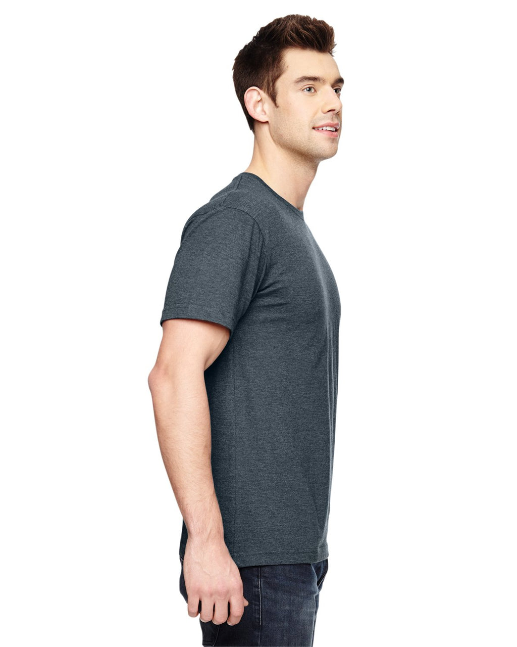 LAT Mens Fine Jersey Short Sleeve Tee (6901), Vintage Navy, 4X
