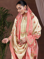 Libas WomenS Polyester Crepe Kurta Set (36939