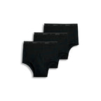 Jockey Mens Underwear classic Full Rise Brief - 3 Pack, Black, 36