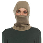 100% Merino Wool Balaclava Tan 499 One Size