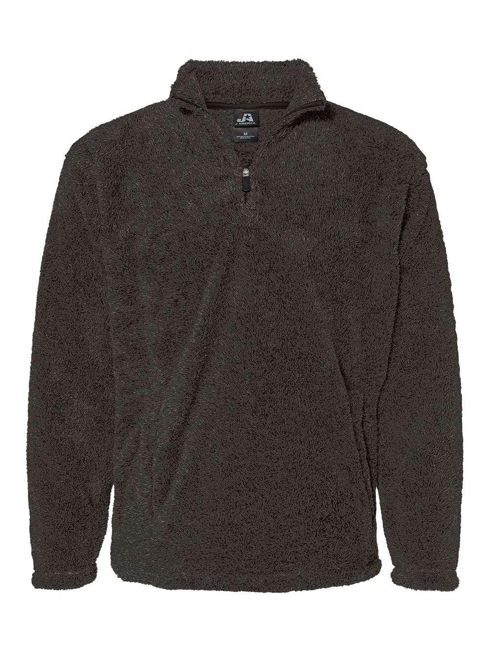 Unisex Boundary Shag Quarter Zip - BLAcK - S(D0102H76SDX)