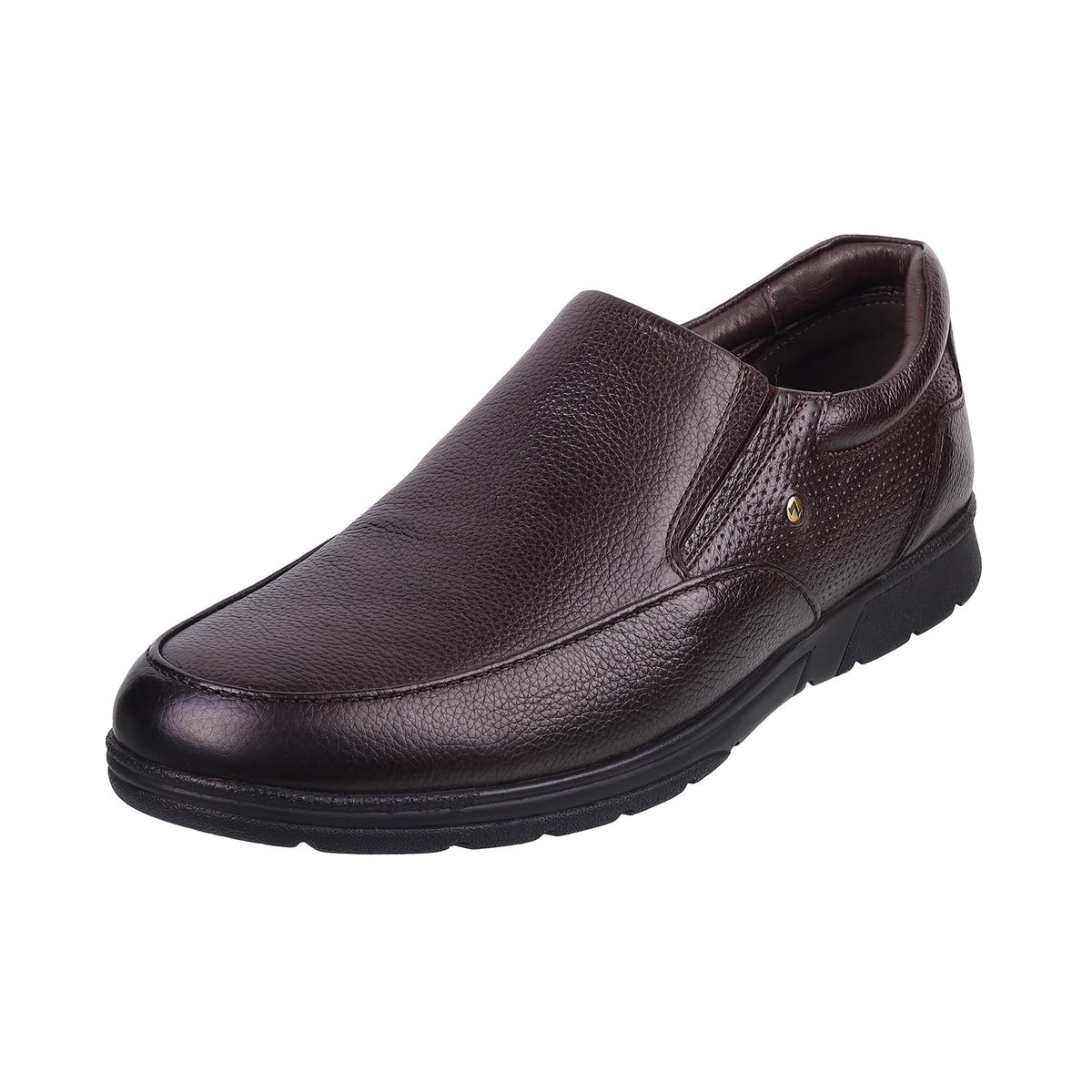 Metro Men Brown Formal Leather Flat Shoes UK/7 Eu/41 (19350) 7-41