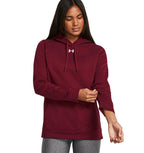 Under Armour Women's UA Hustle Fleece Hoodie XLT Red