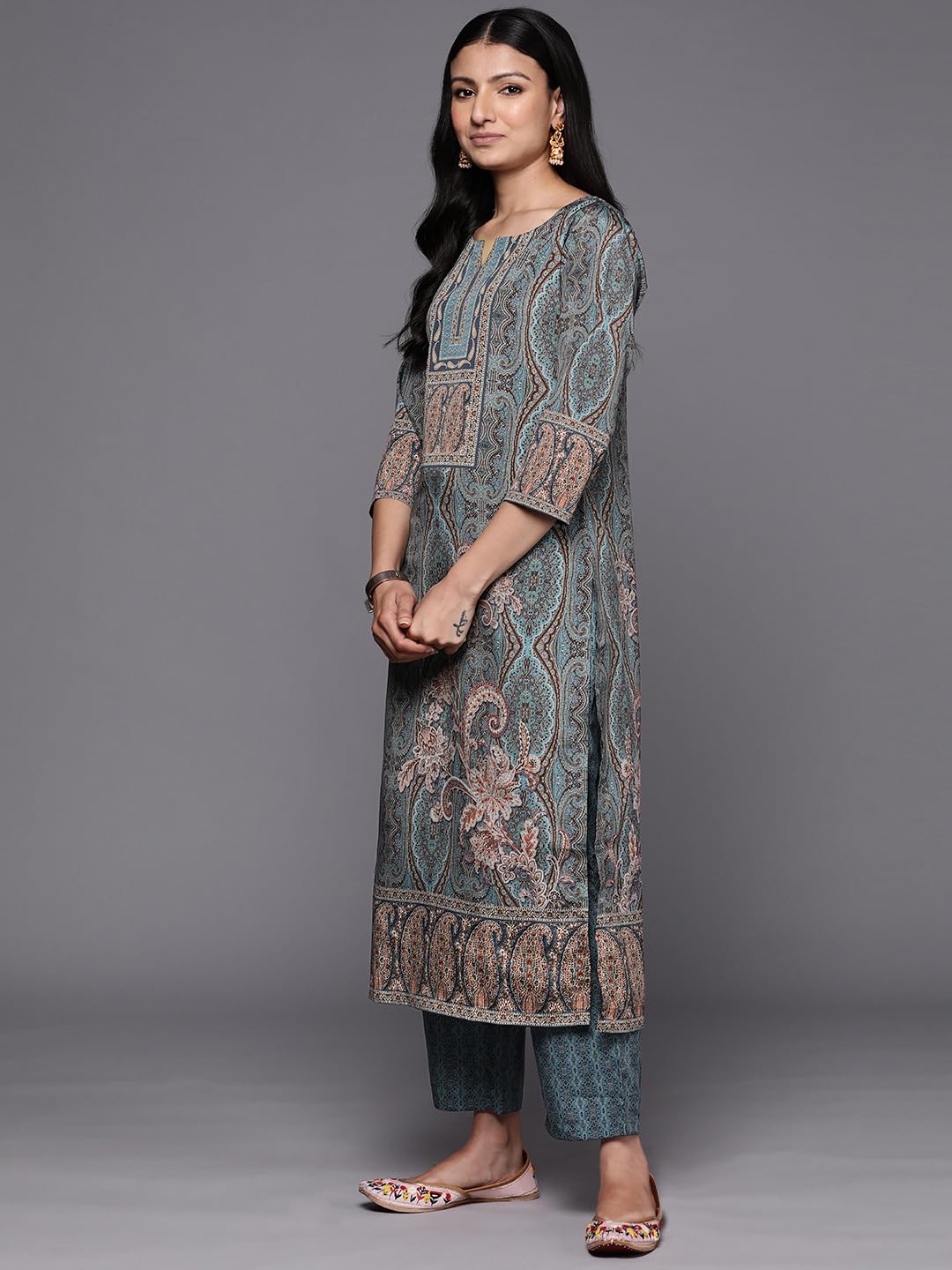 Libas Womens Poly Crepe Kurta Sets