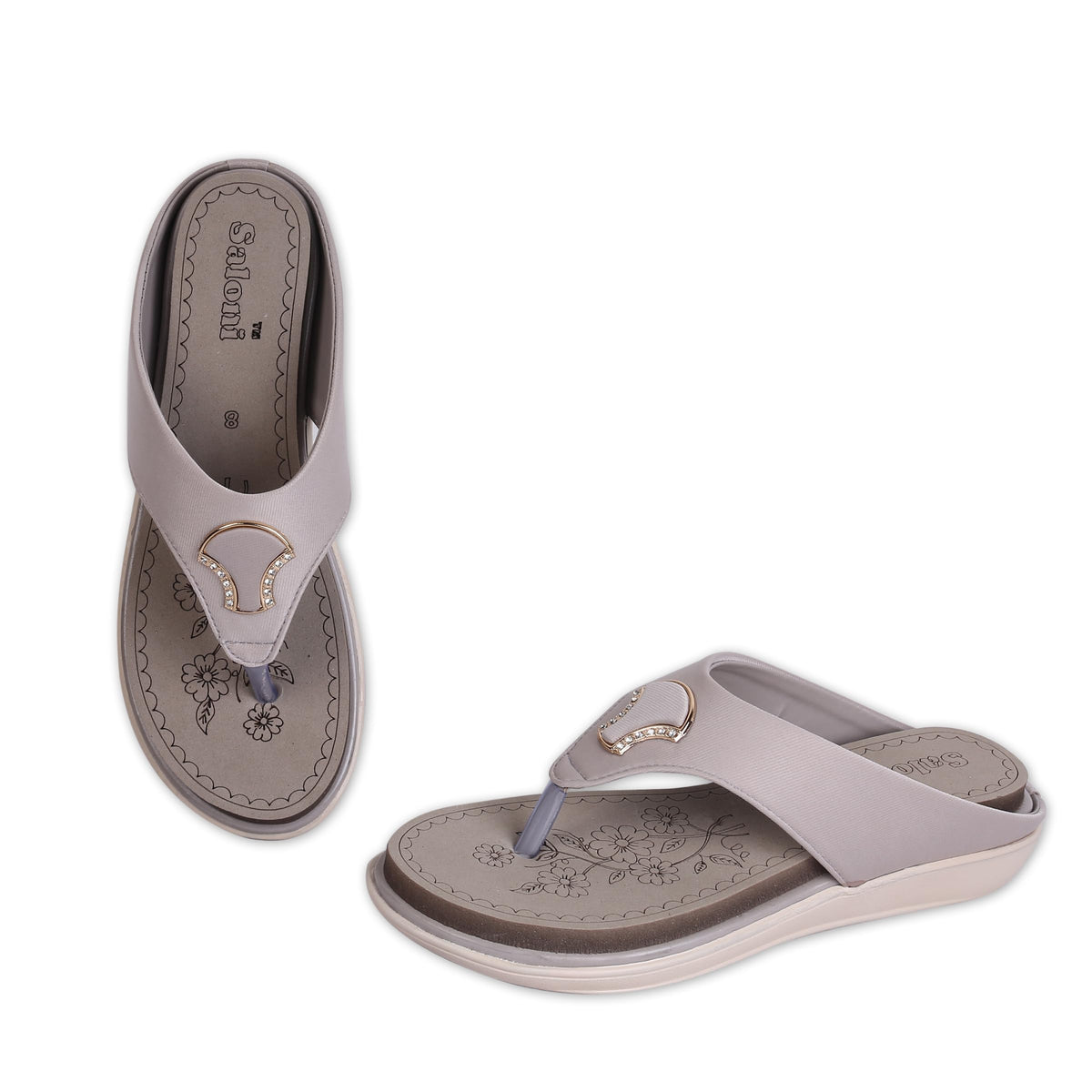 Women Comfortable Stylish Sandal for Women | Soft Cushion SlipOn Slipper & Flip Flop | Lightweight AntiSkid Heel Chappal for L 6