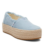 TOMS Women's, Valencia Slip-On Light Blue 8 M