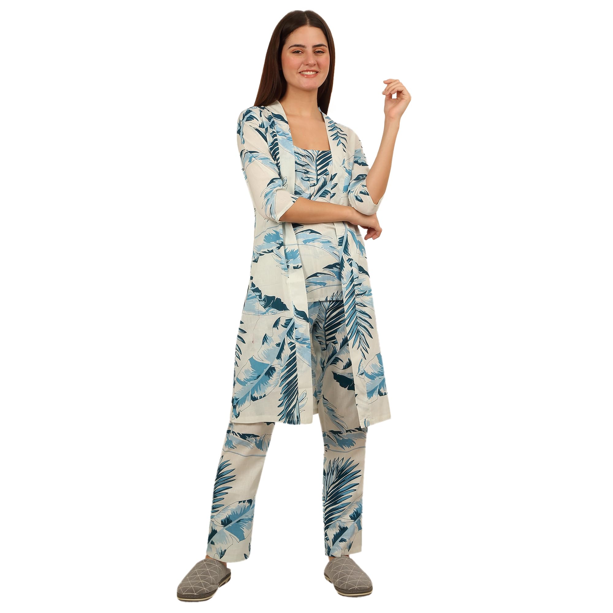 Sweet Dreams Women Printed 3 Piece Set