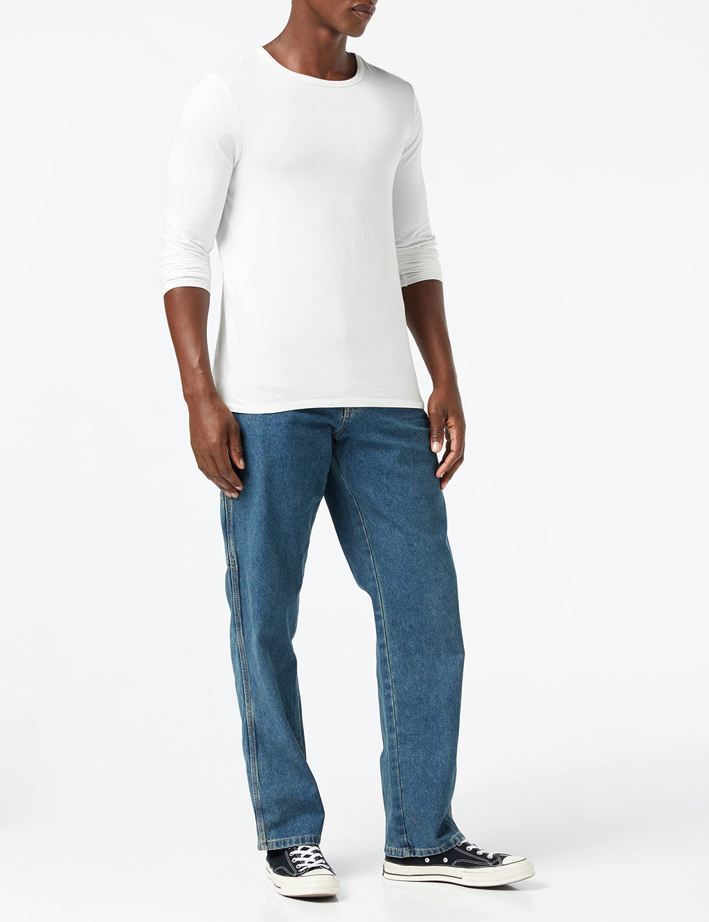 Dickies mens Relaxed Fit Carpenter jeans, Tinted Heritage Khaki, 34W x 30L US