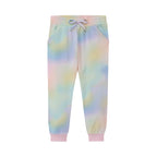 BTween Kids Girl's Fashion Stretch Waist Ultra Soft Jogger Pants Set - 3 Pack Bundle Blue