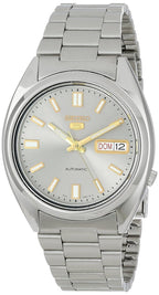 Seiko 5 Men's SNXS75 Automatic Grey Dial Stainless-Steel Bracelet Watch