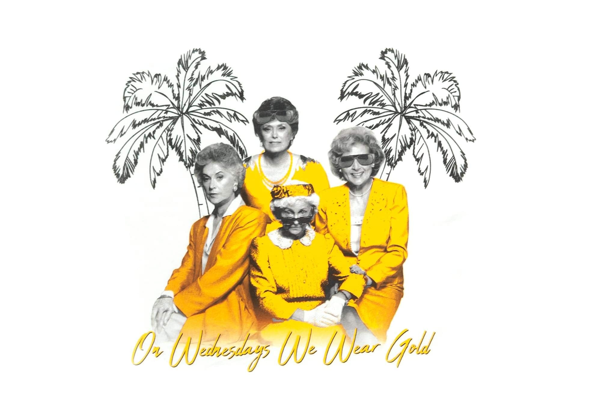 The Golden Girls 'On Wednesdays We Wear Gold' Men's T-Shirt | Large