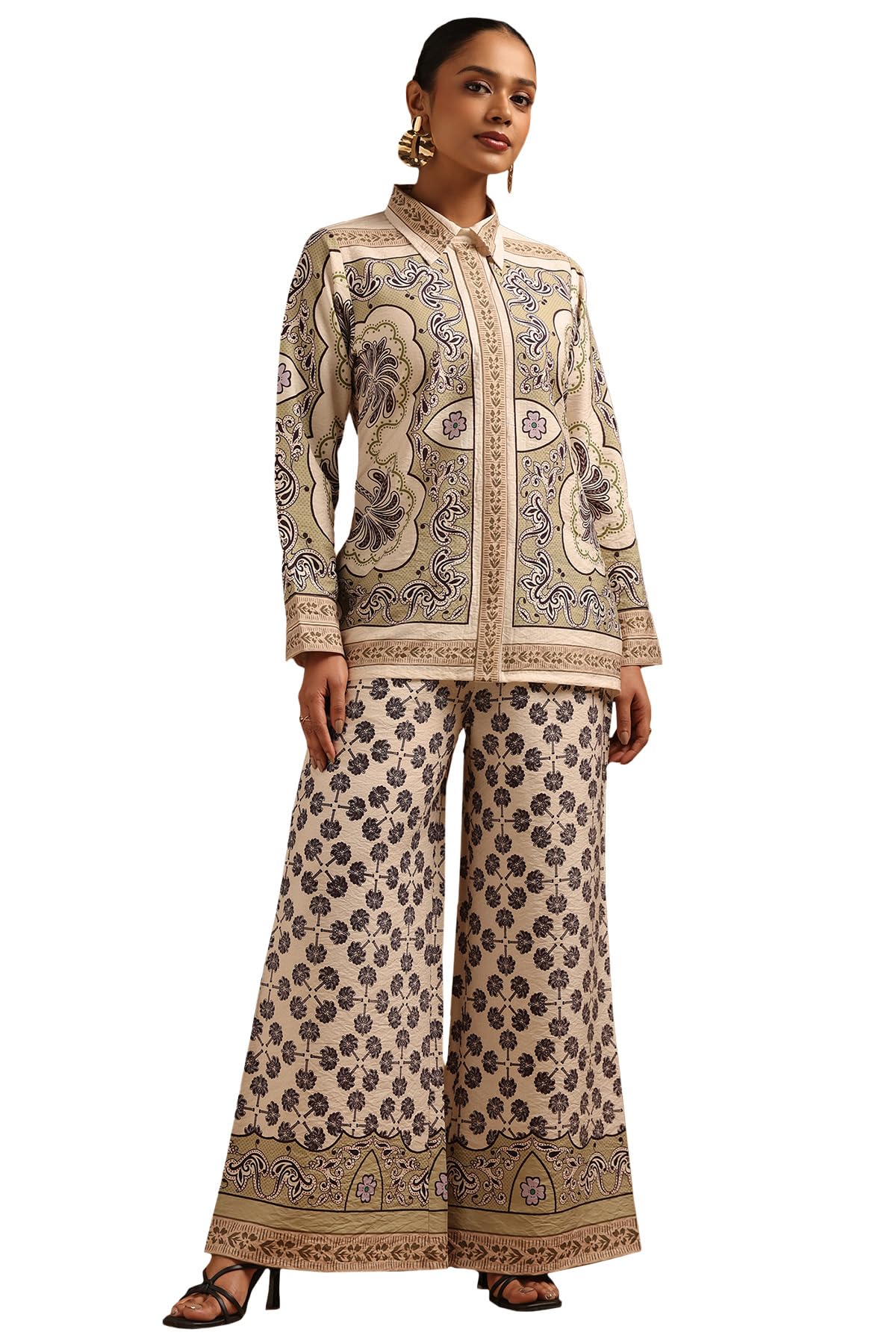Soch Women Viscose Blend Ethnic Palazzo