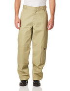 Dickies Men's Loose Fit Double Knee Twill Work Pant, Khaki, 44W x 30L
