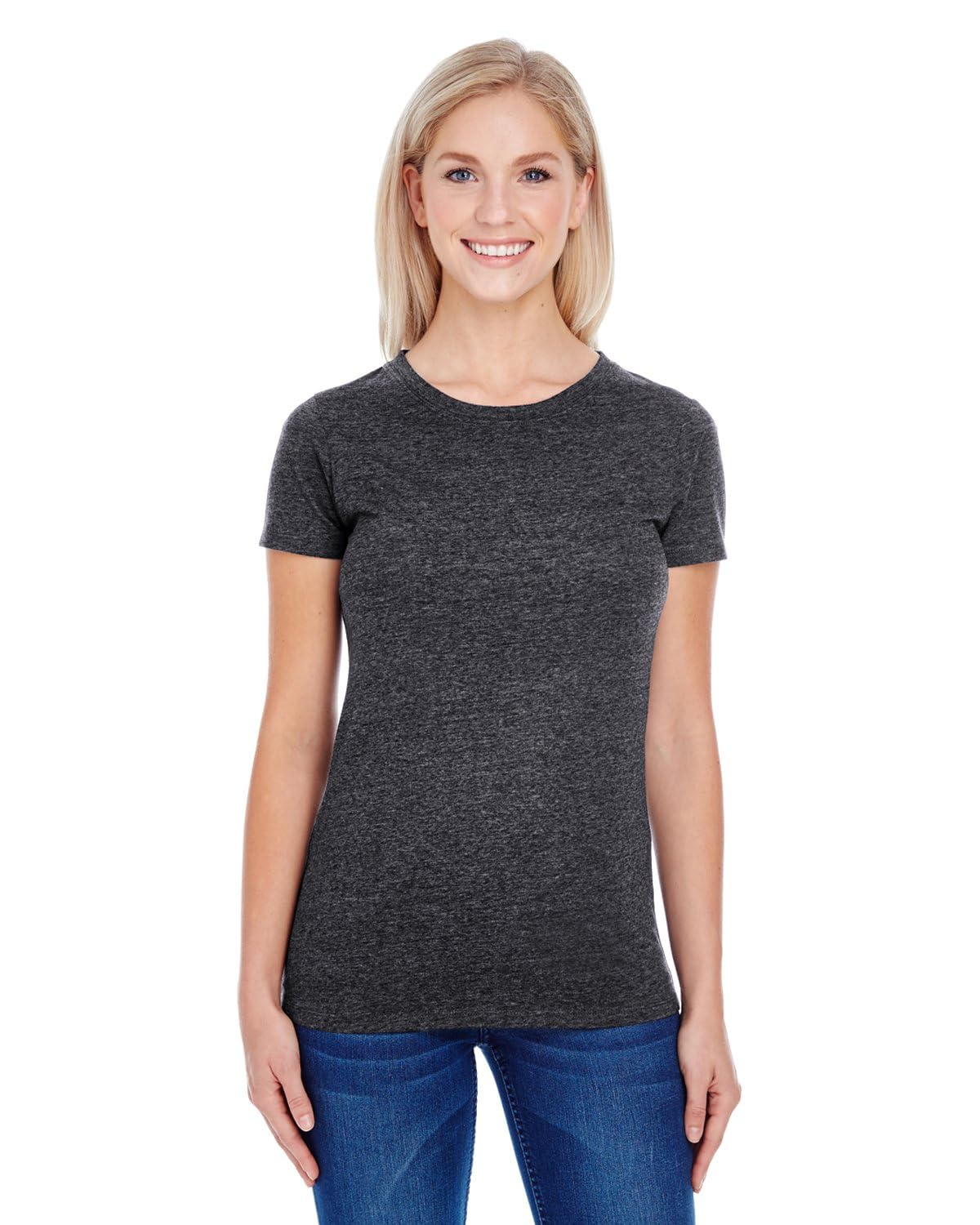 Ladies Triblend Short-Sleeve T-Shirt - cREAM TRIBLEND - 2XL(D0102H7KLUT)