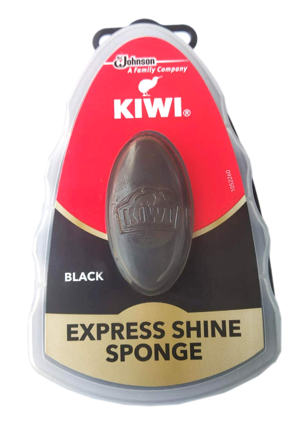 Kiwi Express Shoe Shine Sponge, 0.2 fl oz, Black (Pack Of 2)