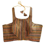 Pujia Mills WomenS Sleeveless Readymade Saree Blouse Indian Ethnic Designer Stitched WomenS Readymade Saree Blouse Sleeveless 