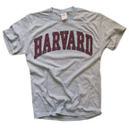 Harvard University T-Shirt - Arched Block - Grey -M