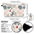 FITINI Makeup Bag Flamingo Travel Small Portable Cosmetic Organizer Pouch for Women Girls Zipper Waterproof Clutch Toiletry Stor