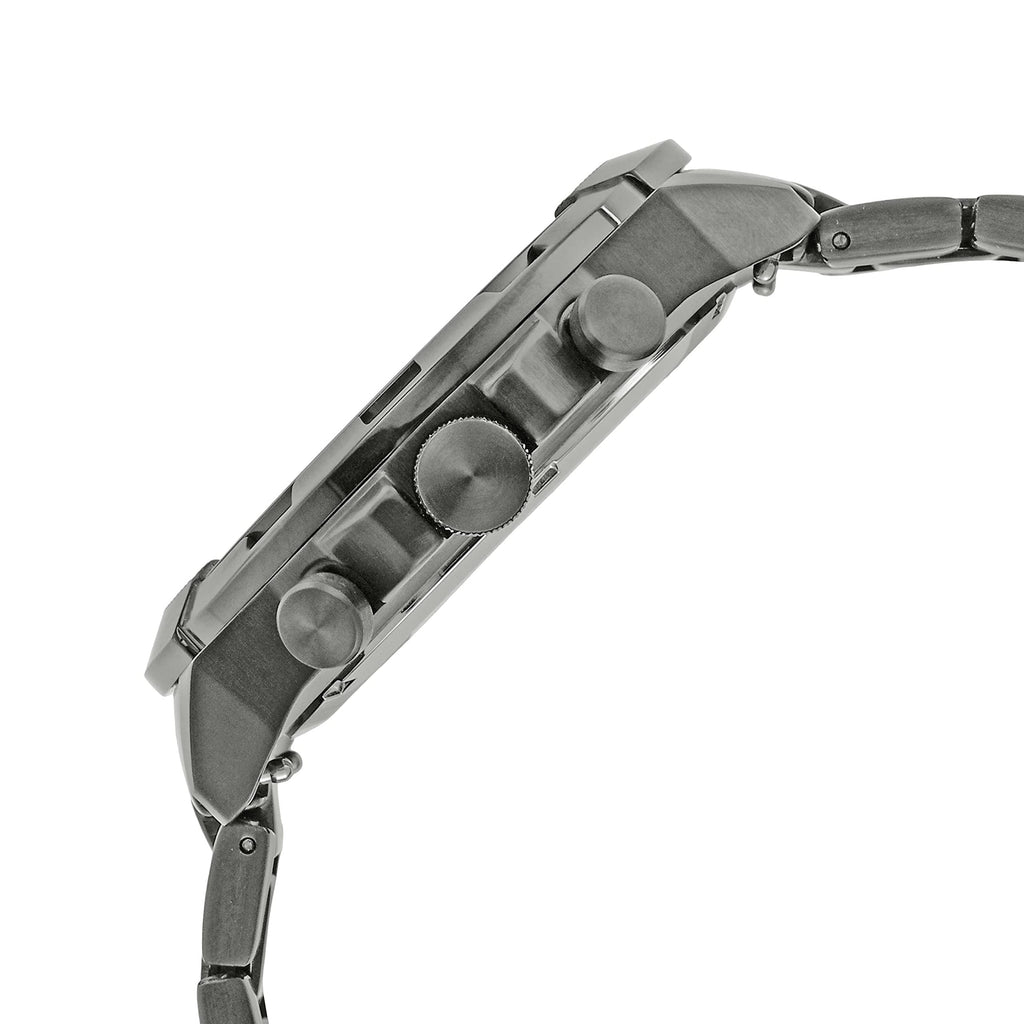 Fossil Men's Bronson Quartz Stainless Steel Chronograph Watch, Color: Smoke (Model: FS5852)