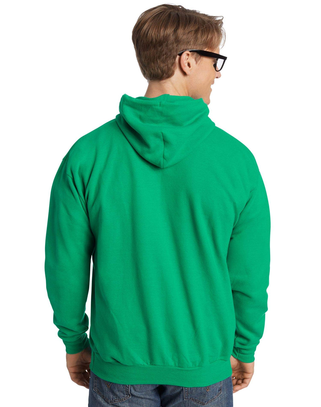 Unisex Ecosmart 5050 Pullover Hooded Sweatshirt - WHITE - S(D0102H7D70T)