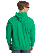 Hanes Men's Pullover EcoSmart Hooded Sweatshirt, orange, 4X Large